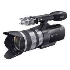 Filmadora Sony Nex VG10, com 14.2 MP e Full HD, em Limeira