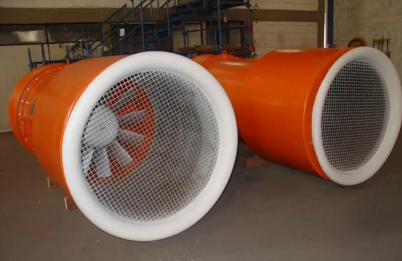 VENTILADORES AXIAIS PARA MINAS E TÚNEIS