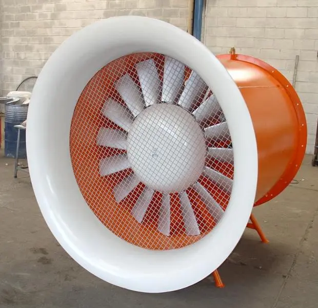 VENTILADORES AXIAIS PARA MINAS E TÚNEIS