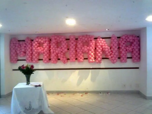 Decoração com bolas