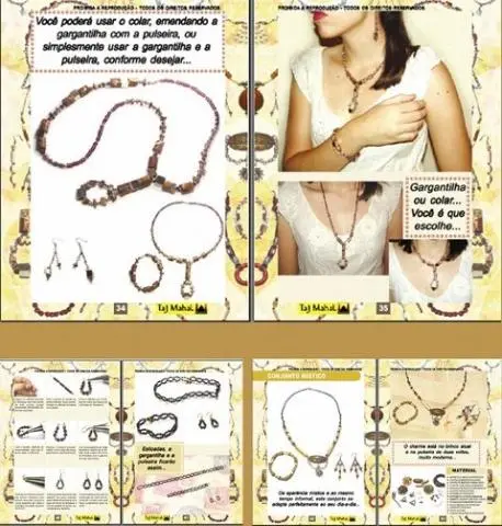 BIJUTERIAS CURSO DE MONTAGEM APOSTILA DE ARTESANATO