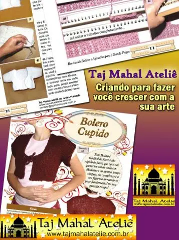 RECEITAS DE BOLEROS PARA O TEAR DE PREGOS APOSTILA DE ARTESANATO