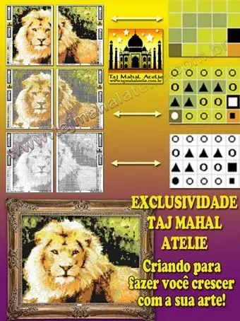 FELINOS PONTO CRUZ GRÁFICOS APOSTILA DE ARTESANATO Taj Mahal Atelie