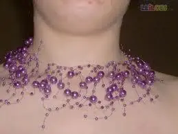 Colar, Gargantilha e Pulseira de pérolas