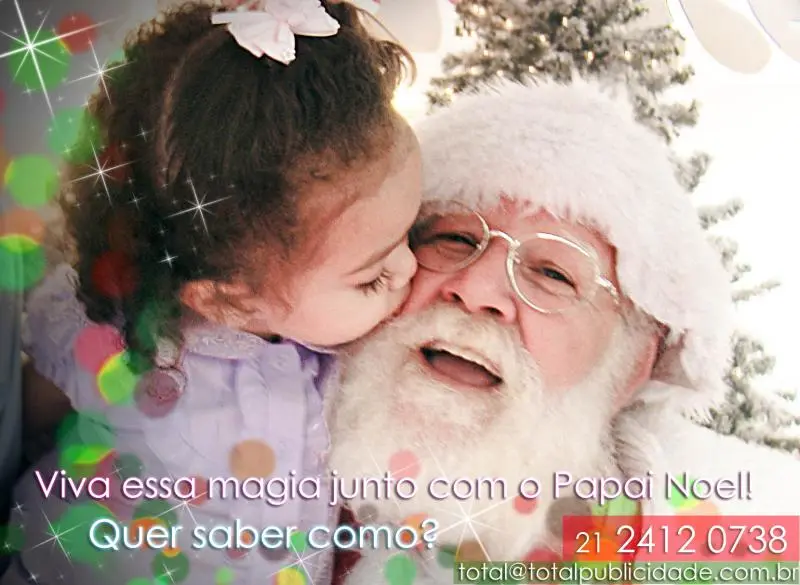 Papai Noel em sua festa rj