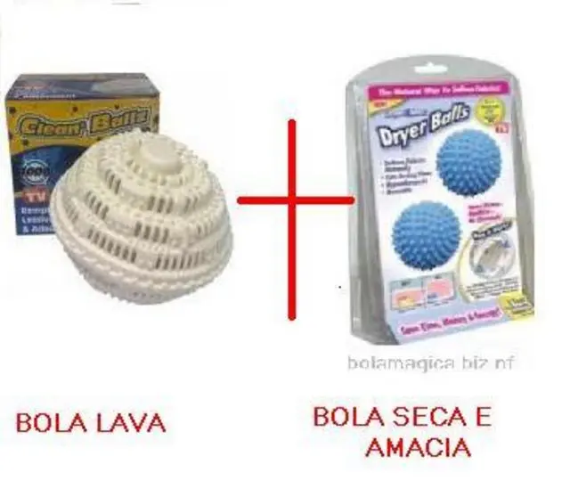 BOLA LAVA ROUPAS SEM USAR O SABAO EM PO