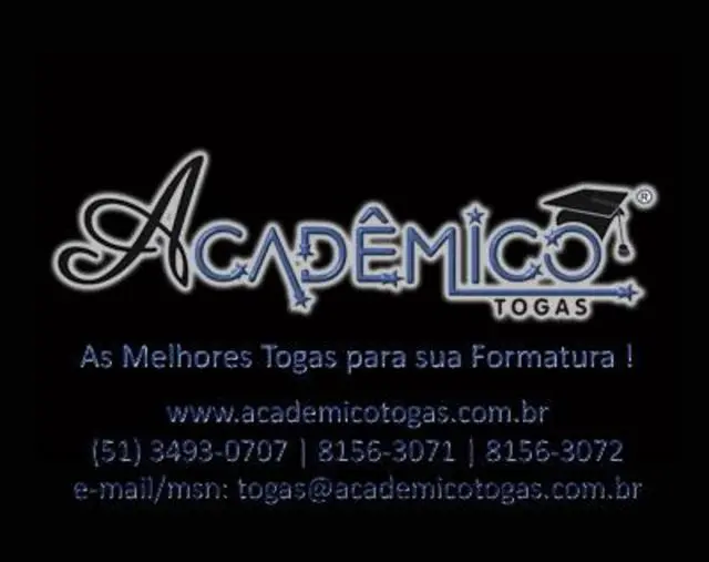 Acadêmico Togas - Togas Becas e Porta-diplomas Canudos de Formatura