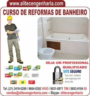 Curso de Reformas de Cozinha e Banheiro Vídeo Aulas e Apostilas