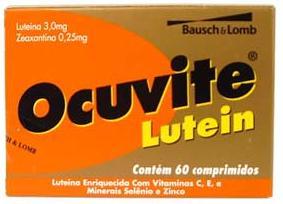 Ocuvite Lutein uma Vitamina para os Olhos