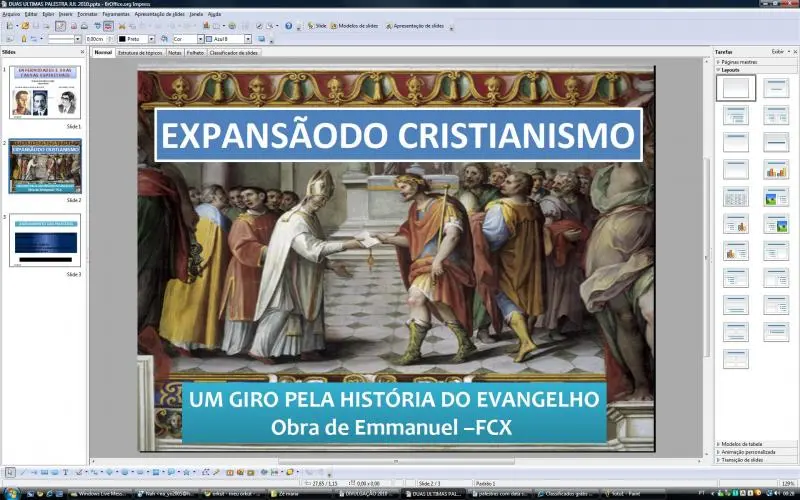 RELAÇÃO DE PALESTRA COM UTILIZAÇÃO DO RECURSO DATA SHOW