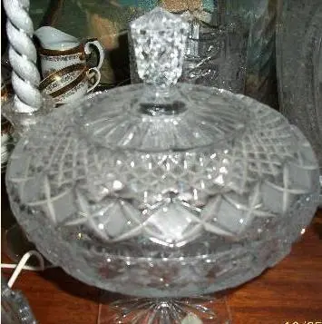 Bomboniere de Cristal tcheco antigo