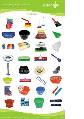 Produtos de limpeza e reciclagem de plásticos