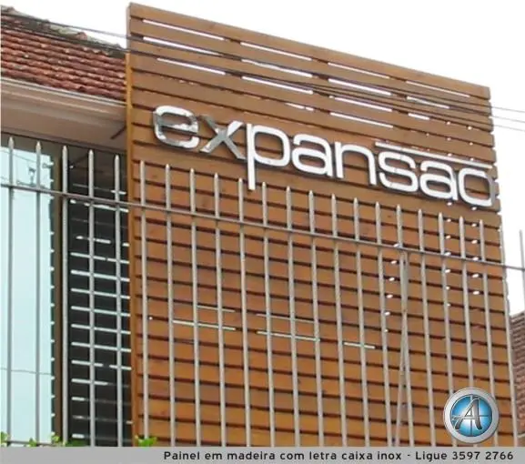 Letras e Números em aço inox