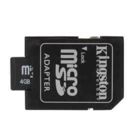 4GB de memória microSD cartão e adaptador de microsd