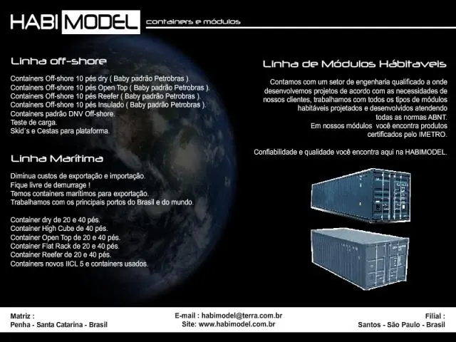 HABIMODEL CONTAINERS E MÓDULOS