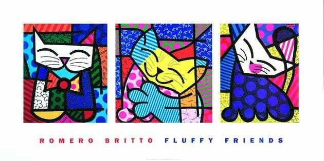 romero britto piso superior multi vila mariana - shoping pelotas
