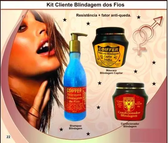 Produtos de Cabelo Linha Cliente e Profissional
