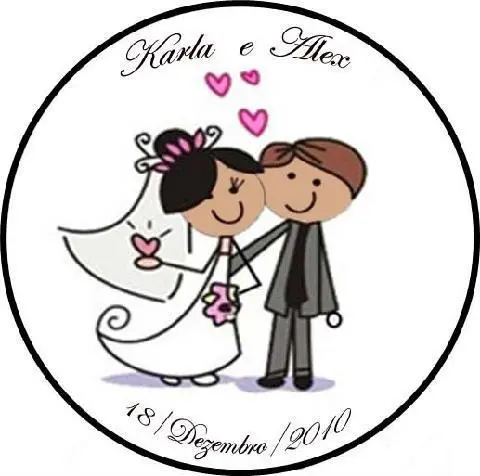 Casamento com 50 lembrancinhas de latinhas personalizadas R$0, 80