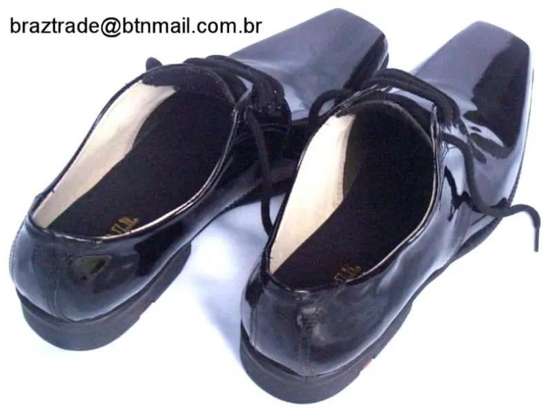Sapato Masculino em Couro Verniz Legítimo - Direto da Fábrica