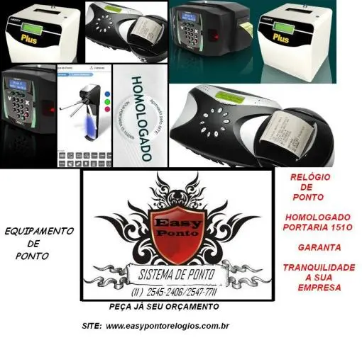 RELÓGIO DE PONTO JD ANA MARIA HOMOLOGADO MTE - HENRY ORION