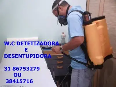 W.C detetização, desentupimento, limpeza de caixa dagua