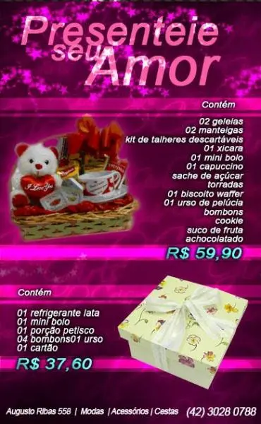 Cestas, xicaras, bandeijas e muito mais