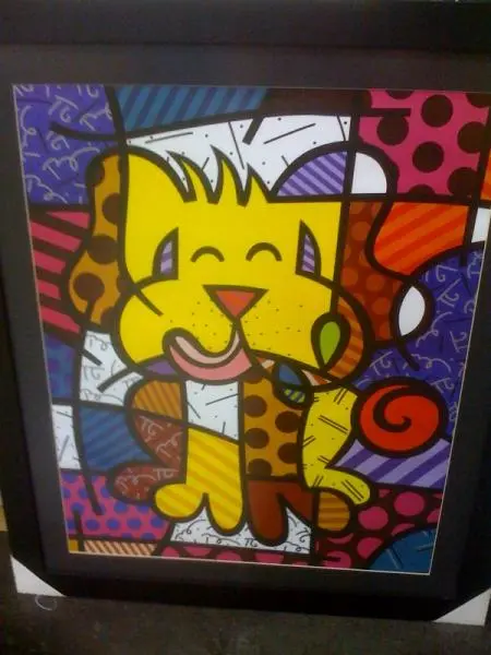 quadros com reproducoes de romero britto - menor custo da praca