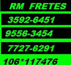 fretes tijuca, vila isabel, andarai, grajaú, maracanã