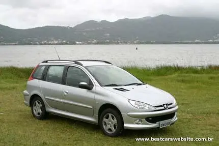 Peugeot 206 SW Feline 1.6 16V 5p, cor prata