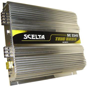 Módulo Amplificador Scelta SC2245 - 2 Canais - 2 X 245 Wrms