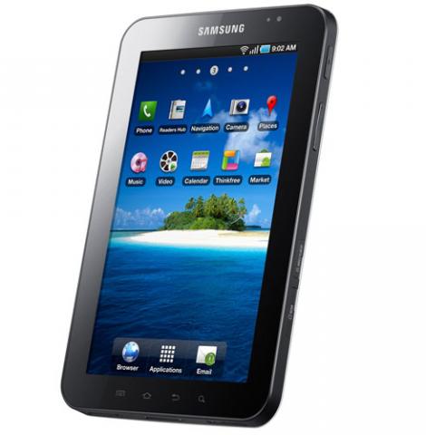 Tablet Samsung Galaxy Tab 3G Desbloqueado com Display de 7 Touch, Câmera 3.2MP, Android 2.2