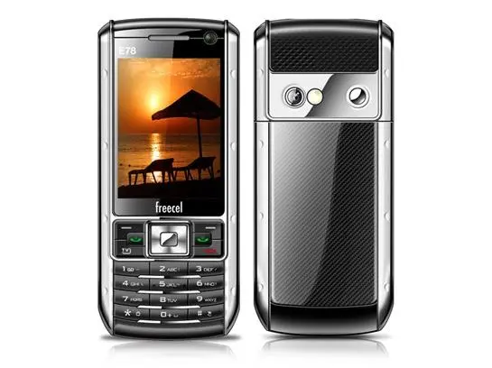 Celular Freecel E78 com Câmera 3 MP, TV Analógica, Leitor de Dois Chips, Bluetooth e Rádio FM