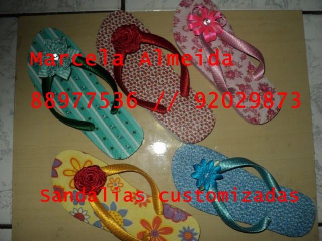 Sandálias Customizadas Tecido