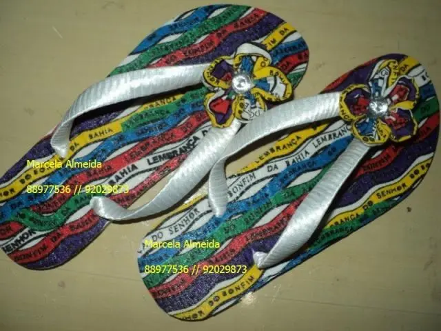 Sandálias Customizadas Tecido