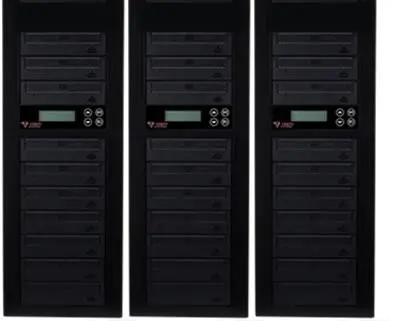 Duplicadora de DVD / CD Sata com 12 Gravadores
