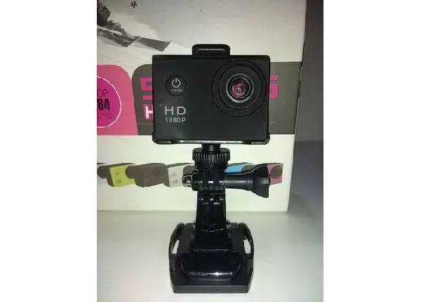 Camera pra Filmar os Rolês (Muito Nova) Emborrachada (Nunca Usei os Acessórios)