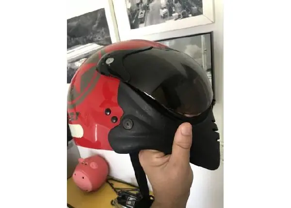 Capacete Peels vermelho