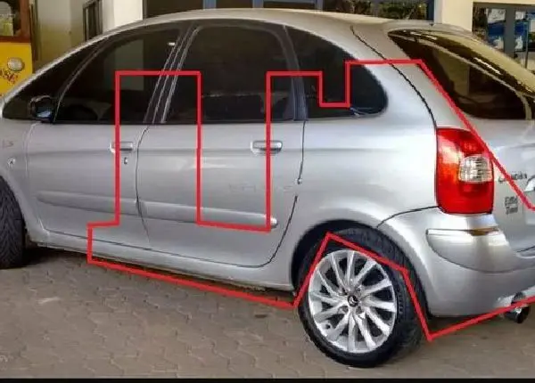 Traseira baixa Xsara Picasso