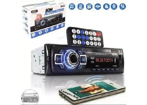 Som automotivo bluetooth