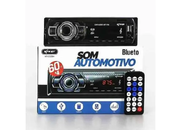 Som automotivo bluetooth