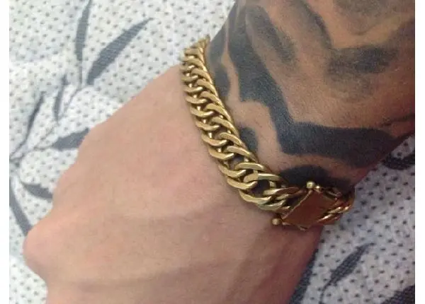 Pulseira de moeda antiga