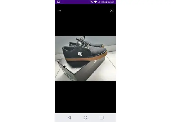 Tênis DC preto