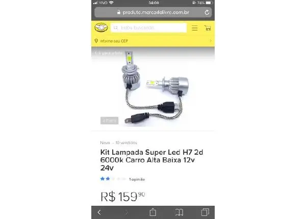 Lâmpadas super led