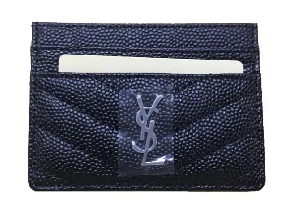 Porta cartão Saint laurent prata