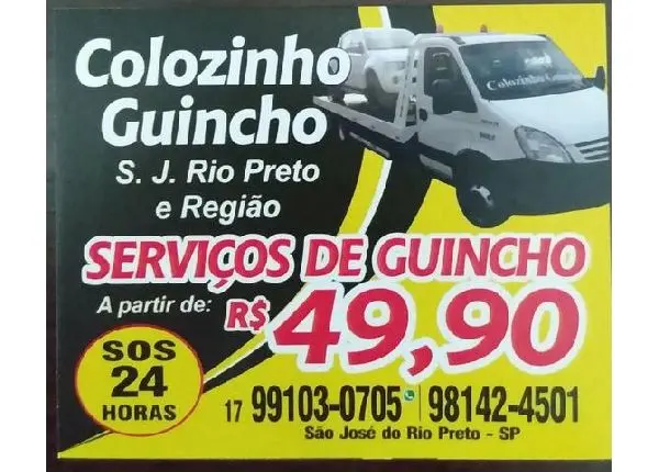 Guincho - $ 49, 90 Melhor Preço de Rio Preto e Região