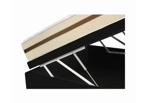 Cama Box Casal Baú+Colchão Casal Molas
