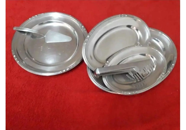 Lote de baixelas de inox