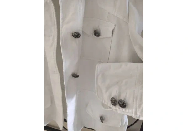 DRESSBARN BLazer branco Tam M (até Tam 44) 95, 00<br>Altura62cm<br>