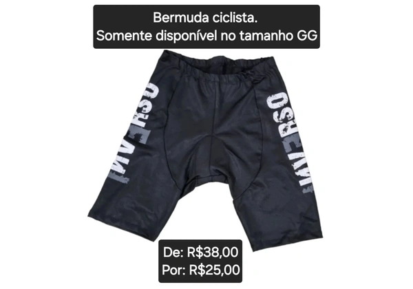 Roupas de Ciclismo. Últimas peças (Novas)