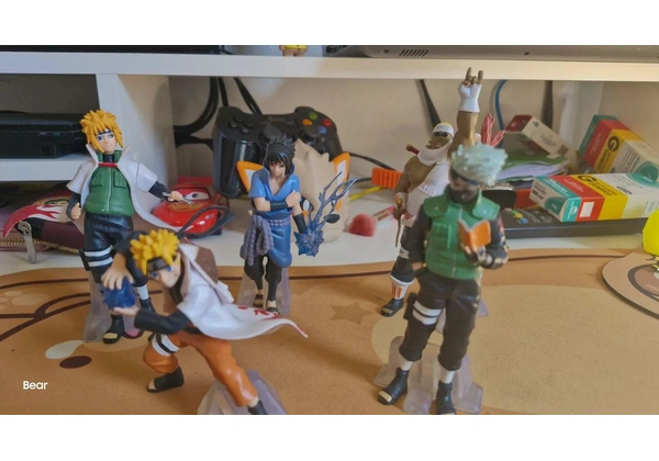Kit 5 Figuras de Naruto